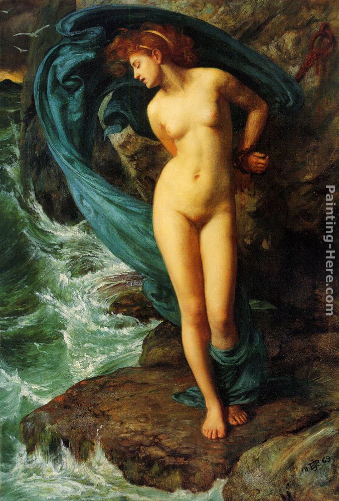 Andromeda painting - Edward John Poynter Andromeda art painting